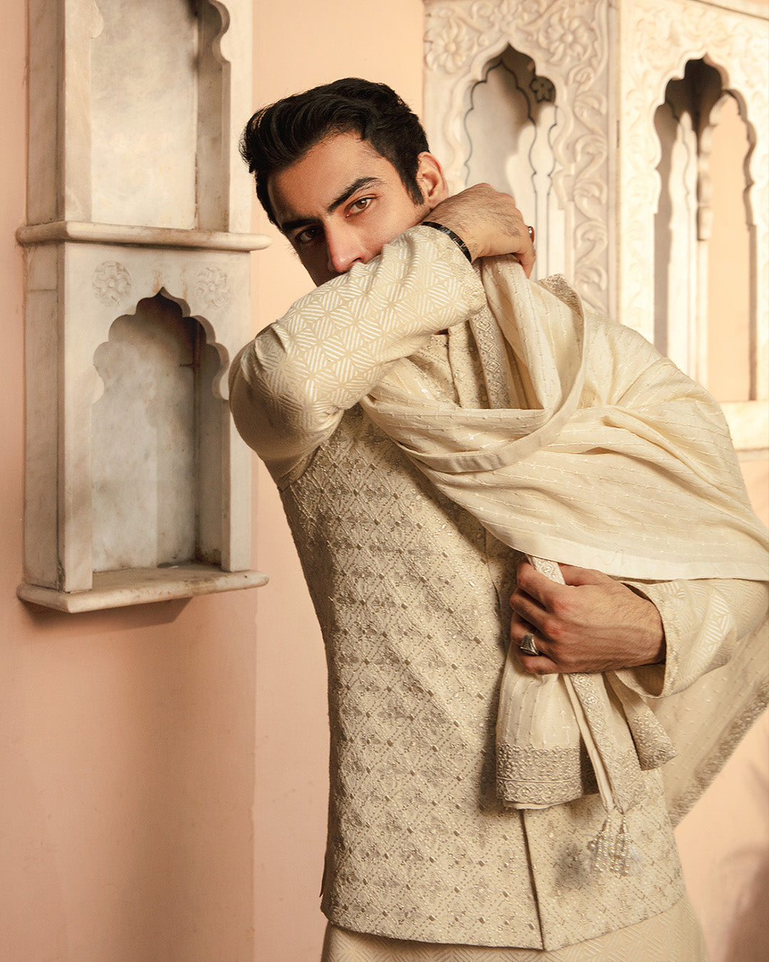 Pakisatni Menswear | Faiza Saqlain | Adael by Faiza Saqlain - Designer Dress - Type: MensWear - Available at Libayah - 100% Original