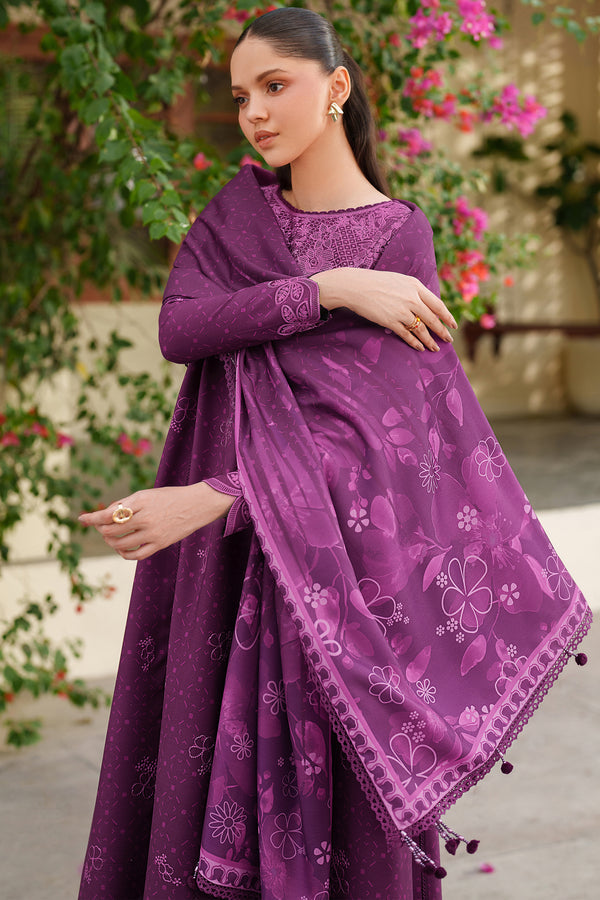 Farasha | Meline Premium Viscose 25 | Wild Plum by Farasha - Designer Dress  - Type : Ladies Clothes - Available at Libayah - 100% Original 