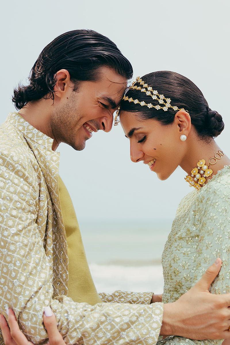 Cross Stitch | Wedding Collection 24 | TRANQUIL HAZE by Cross Stitch - Designer Dress - Type: Formal - Available at Libayah - 100% Original