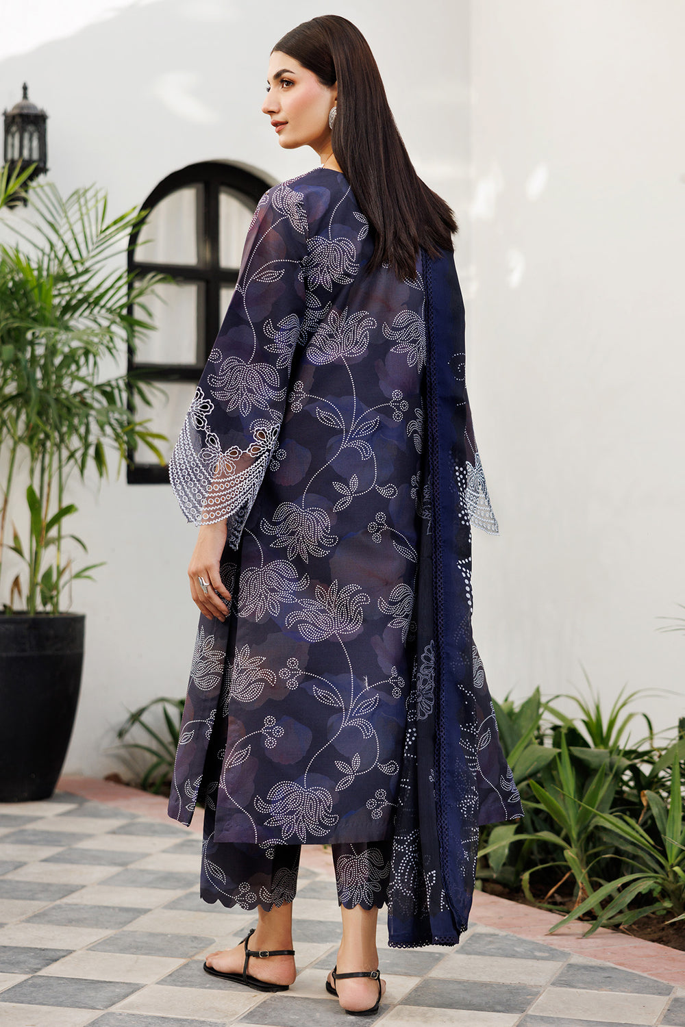 Farasha | Printed Essentials | Night Veil by Farasha - Designer Dress  - Type : Ladies Clothes - Available at Libayah - 100% Original 