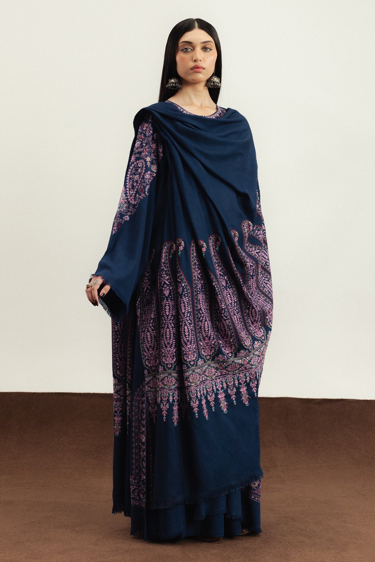 Neelum – authentic Pakistani dress from the Zara Shahjahan Winter 25 collection for women in the UK.