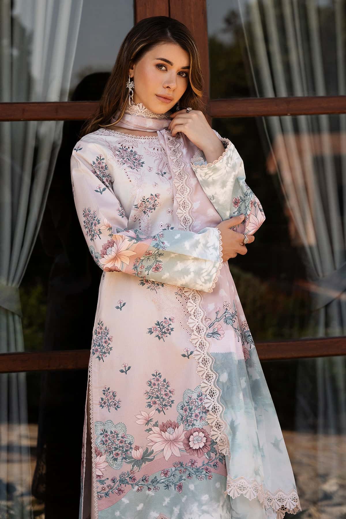 Afrozeh | Damask The Holiday Edit 25 | Seraphina B by Afrozeh - Designer Dress - Type: Ladies Clothes - Available at Libayah - 100% Original