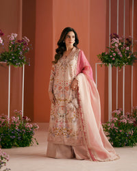 Faiza Saqlain | Roim Silk Edit | Nermin by Faiza Saqlain - Designer Dress  - Type : Luxury Dress - Available at Libayah - 100% Original 