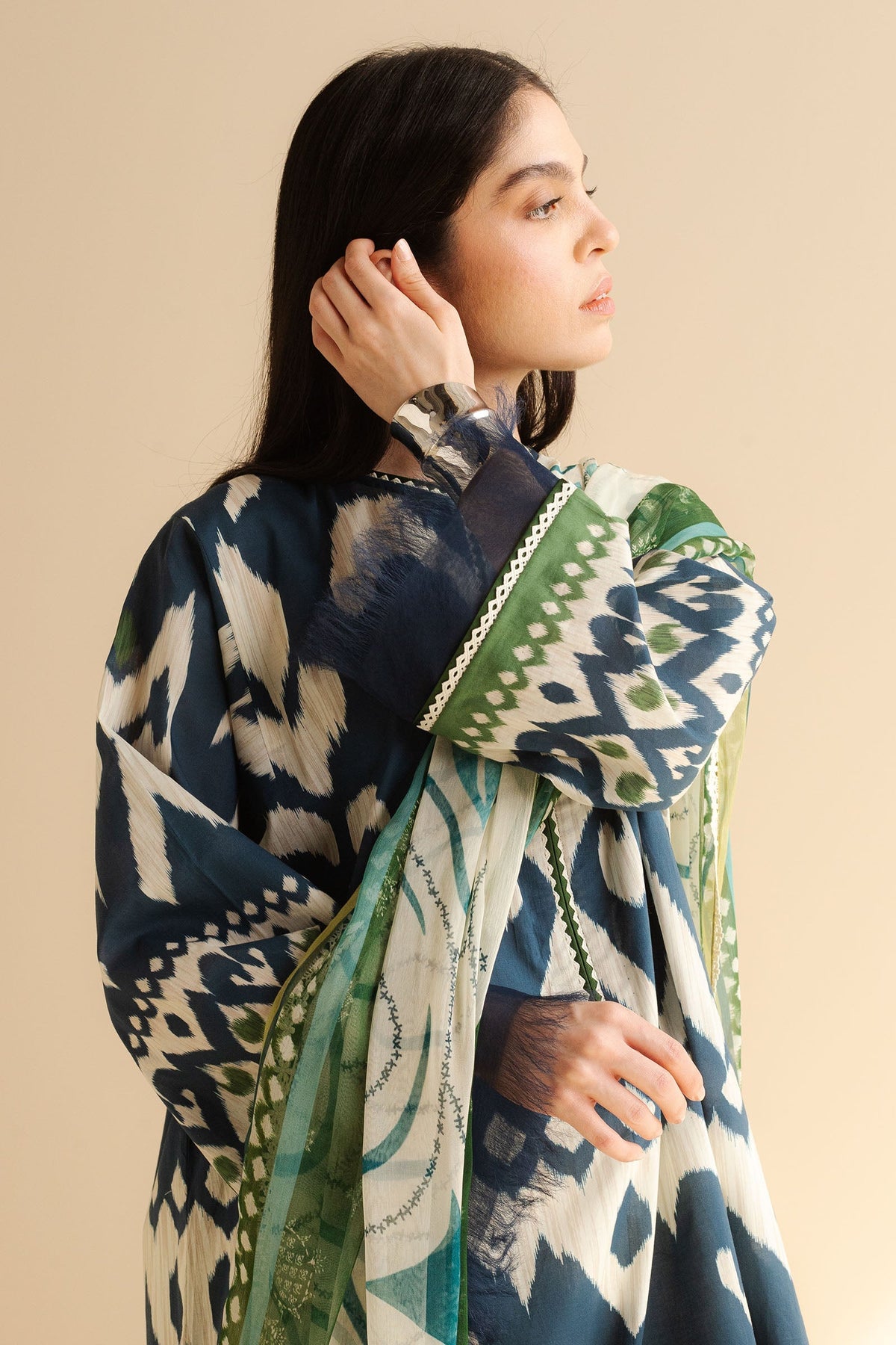 Zara Shahjahan | Coco Prints | Sila-6B by Zara Shahjahan - Designer Dress - Type: Ladies Clothes - Available at Libayah - 100% Original