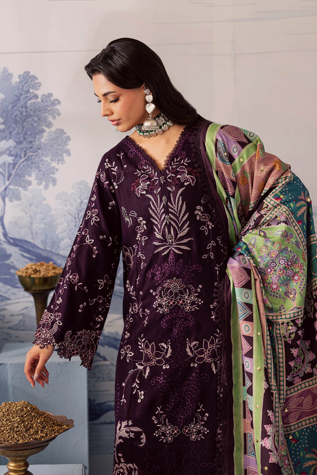 Nureh | Bazaar Luxe 25 | NE-208 by Nureh - Designer Dress  - Type : Ladies Clothes - Available at Libayah - 100% Original 