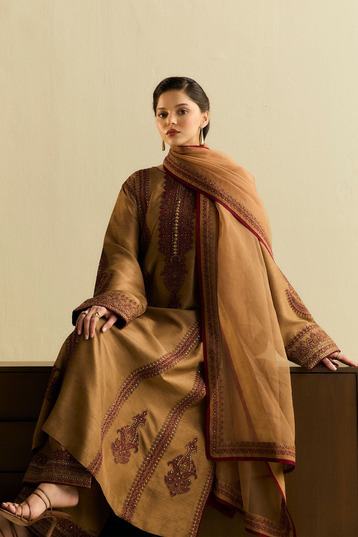 Zara Shahjahan | Festive Wear 25 | ZR25F0224 by Zara Shahjahan - Designer Dress  - Type : Ladies Clothes - Available at Libayah - 100% Original 