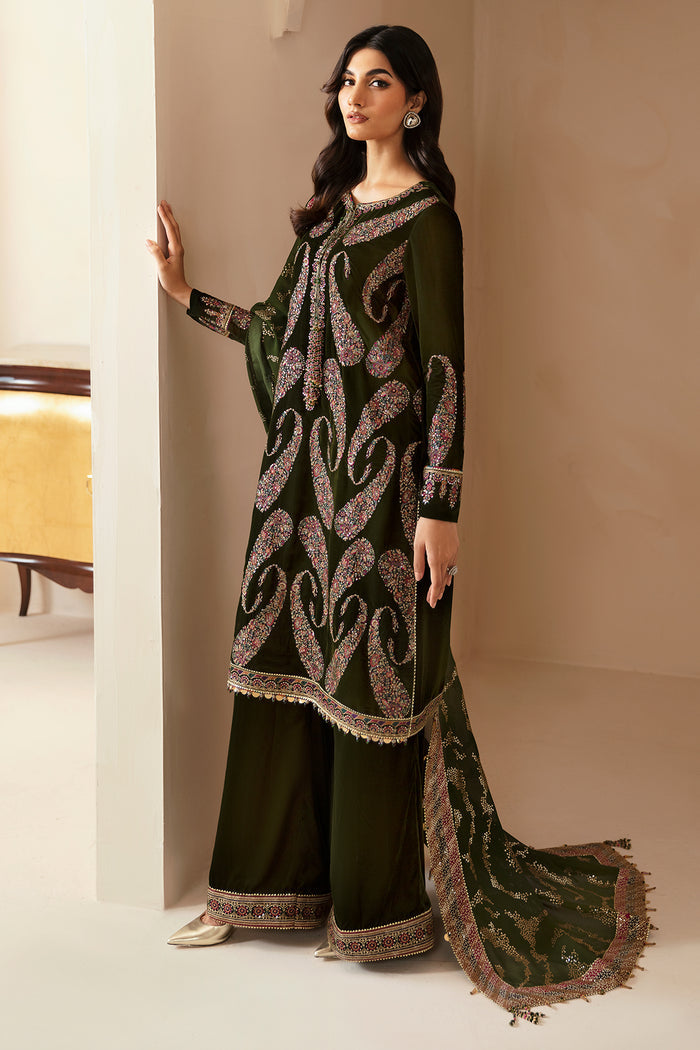 Jazmin | Velvet Edit 24 | VF-2023 by Jazmin - Designer Dress - Type: Ladies Clothes - Available at Libayah - 100% Original