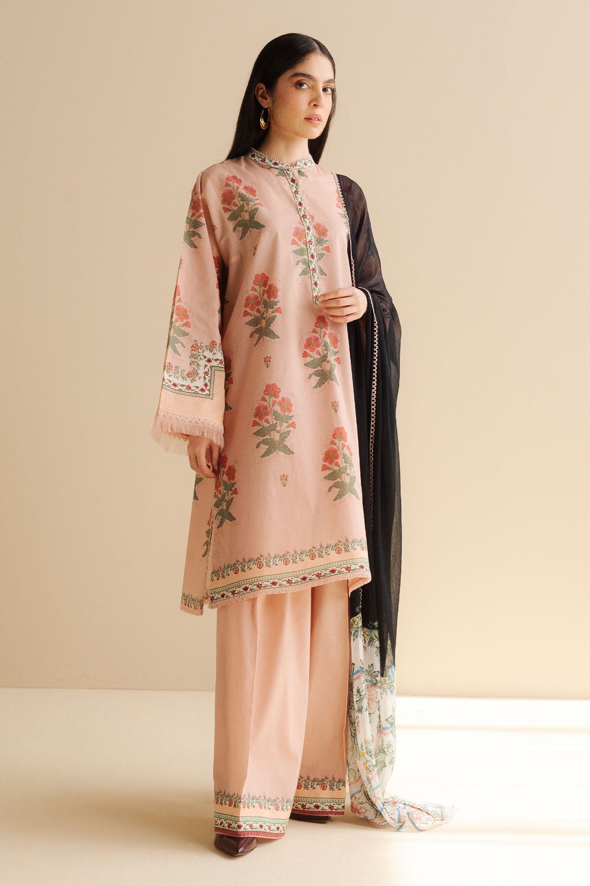 Zara Shahjahan | Coco Prints | Raya-2A by Zara Shahjahan - Designer Dress - Type: Ladies Clothes - Available at Libayah - 100% Original