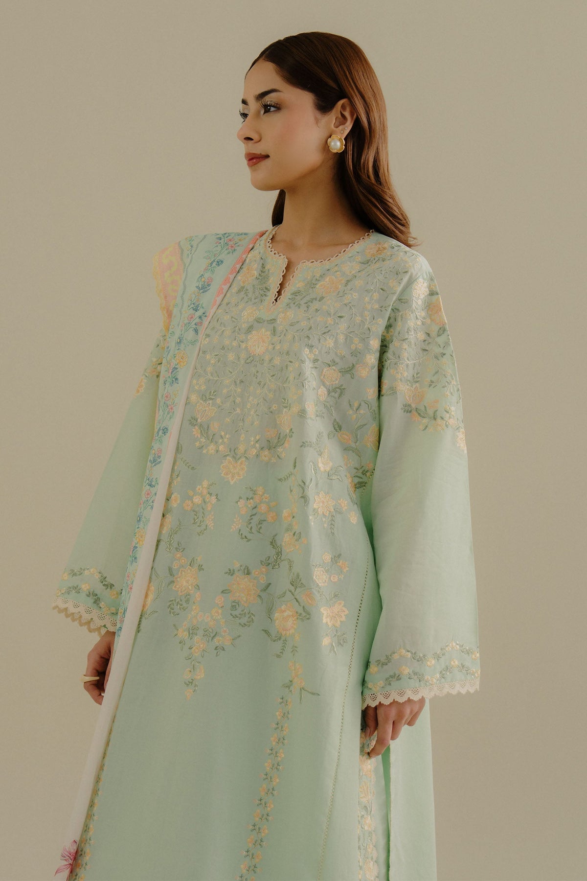 Zara Shahjahan | Coco Lawn 25 | Velin-7A by Zara Sahjahan - Designer Dress - Type: Ladies Clothes - Available at Libayah - 100% Original