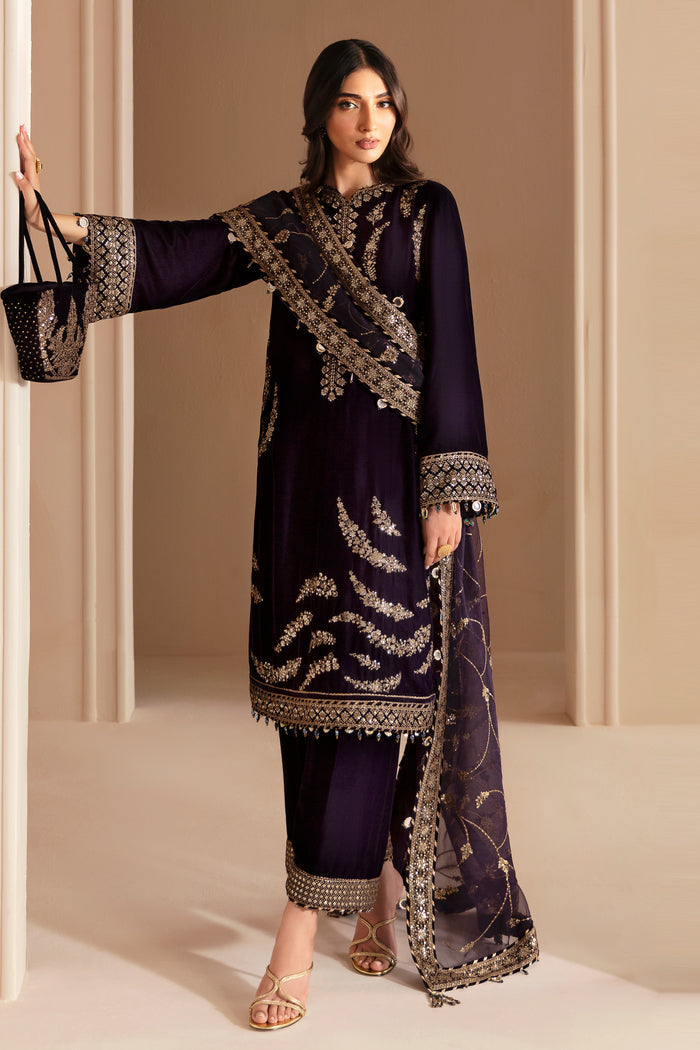 Jazmin | Velvet Edit 24 | VF-2026 by Jazmin - Designer Dress - Type: Ladies Clothes - Available at Libayah - 100% Original