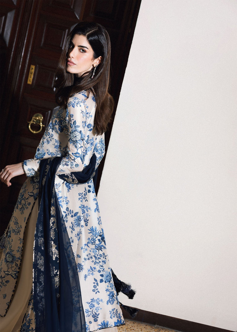 Hussain Rehar | Luxury Pret 26 | Azura Royale - Designer Dress - Type : Ladies Clothes - Available at Libayah - 100% Original