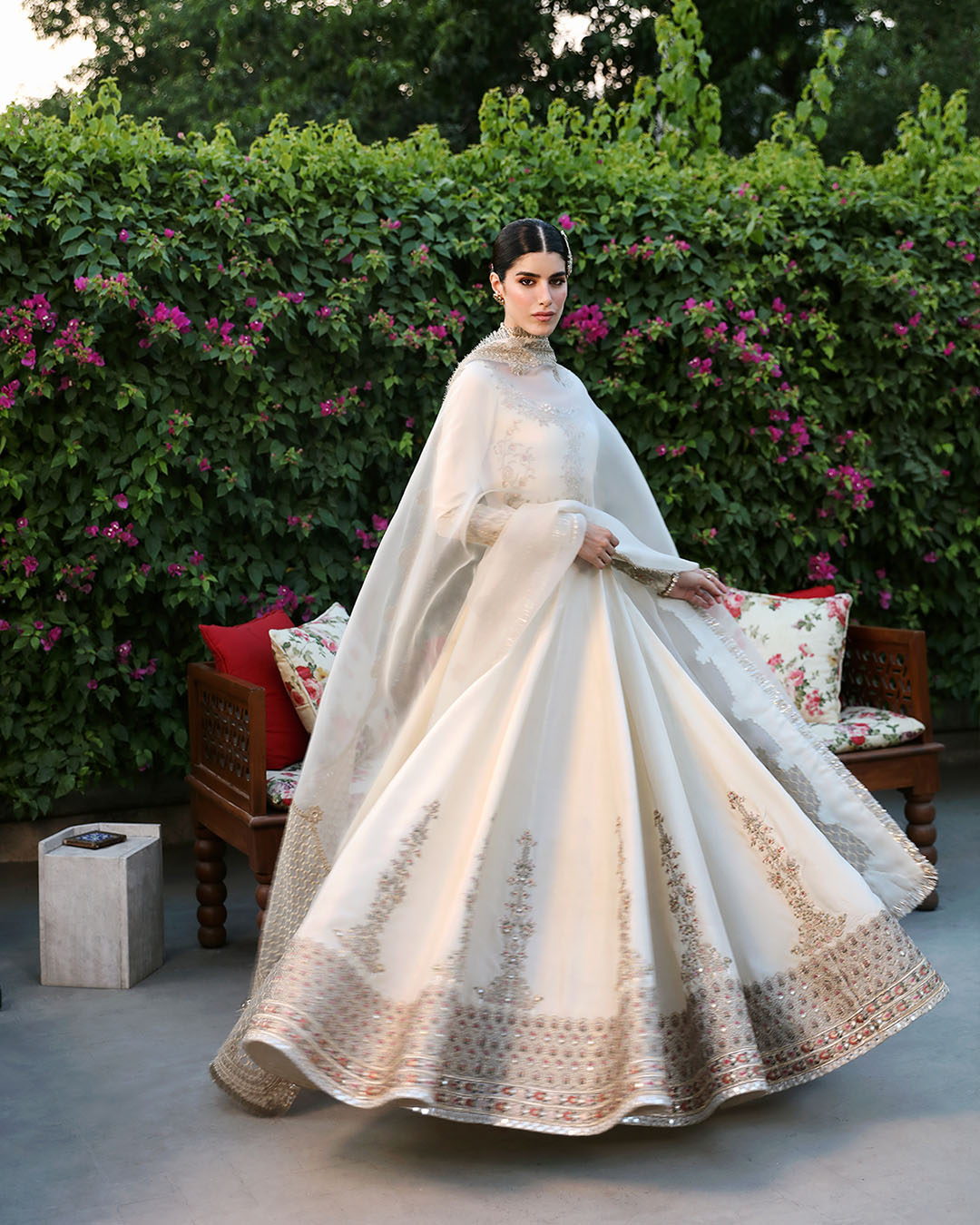 Faiza Saqlain | Mehermah Luxe Formals | Ailia by Faiza Saqlain - Designer Dress - Type: Ladies Clothes - Available at Libayah - 100% Original