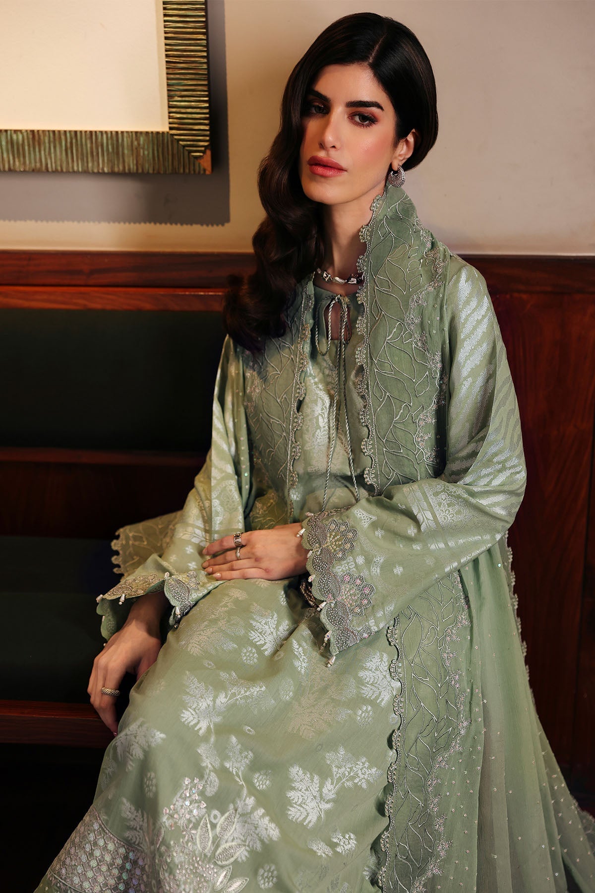 Nureh | Exclusive Jacquard | NE-226 - Designer Dress - Type : Ladies Clothes - Available at Libayah - 100% Original