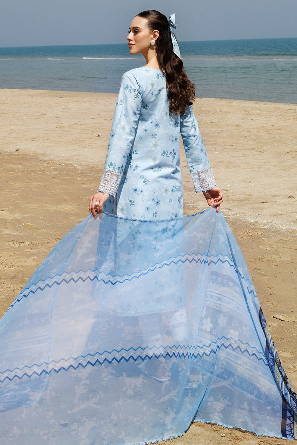 Farasha | Printed Essentials | Moonlit Blue by Farasha - Designer Dress - Type: Ladies Clothes - Available at Libayah - 100% Original