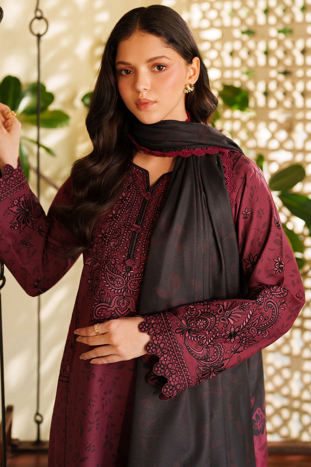 Farasha | Meline Premium Viscose 25 | Sable Bloom by Farasha - Designer Dress  - Type : Ladies Clothes - Available at Libayah - 100% Original 