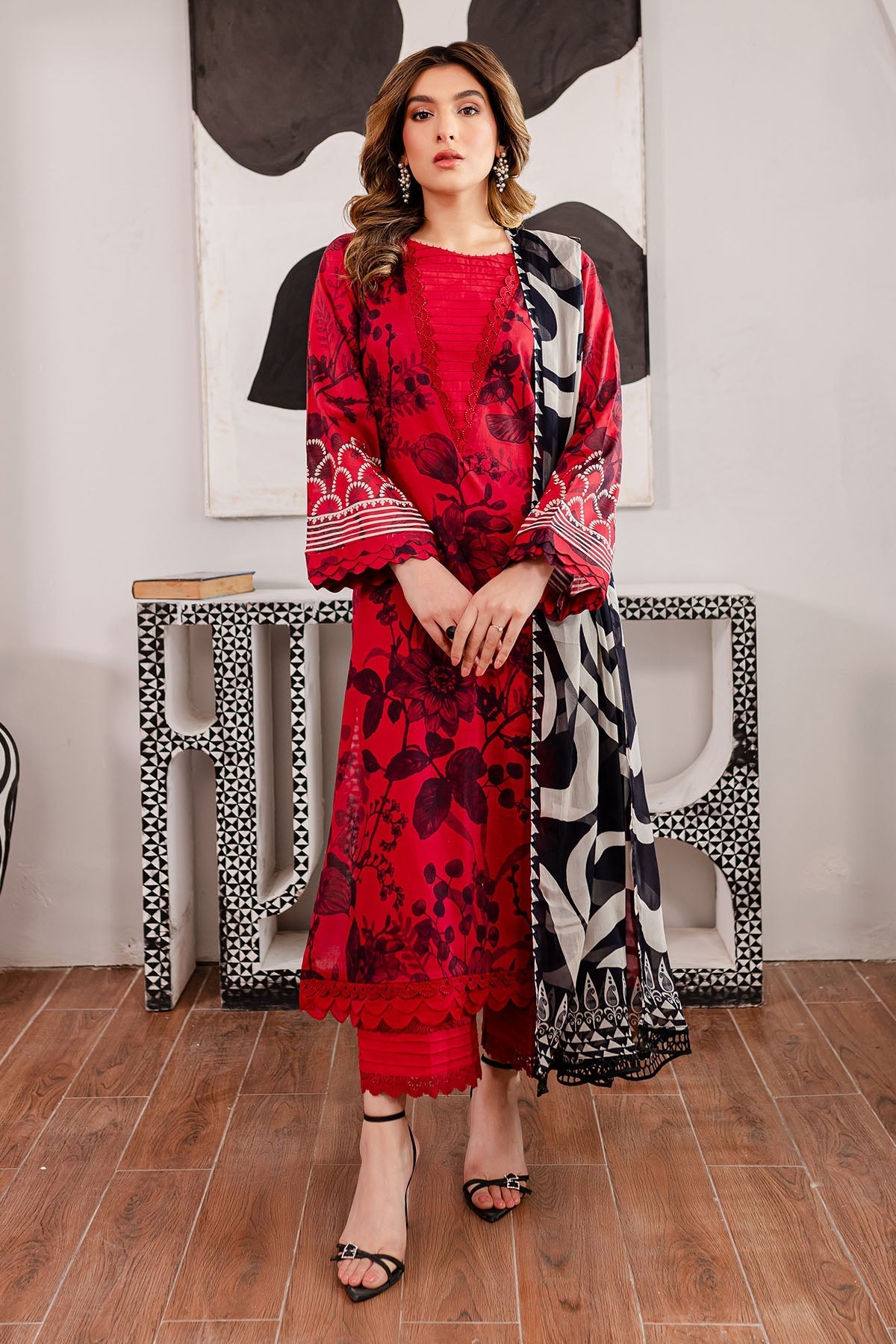Nureh | Signature Prints 26 | SP-100 by Nureh - Designer Dress  - Type : Ladies Clothes - Available at Libayah - 100% Original 