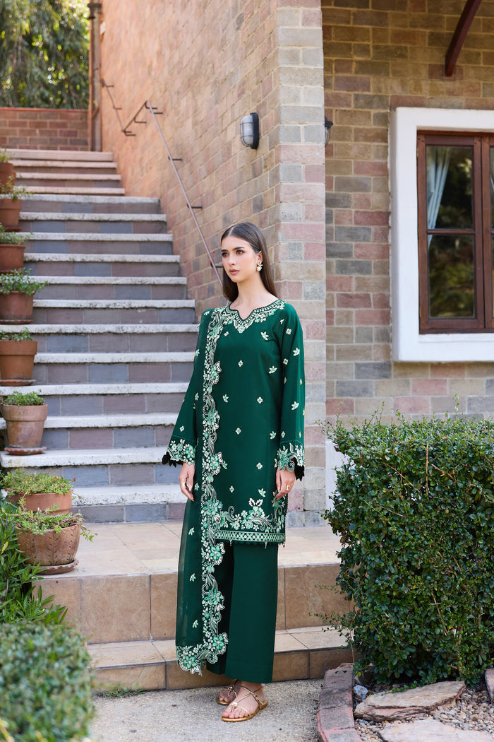 Farasha | Sorine Summer 26 | Green Elegance by Farasha - Designer Dress  - Type : Ladies Clothes - Available at Libayah - 100% Original 