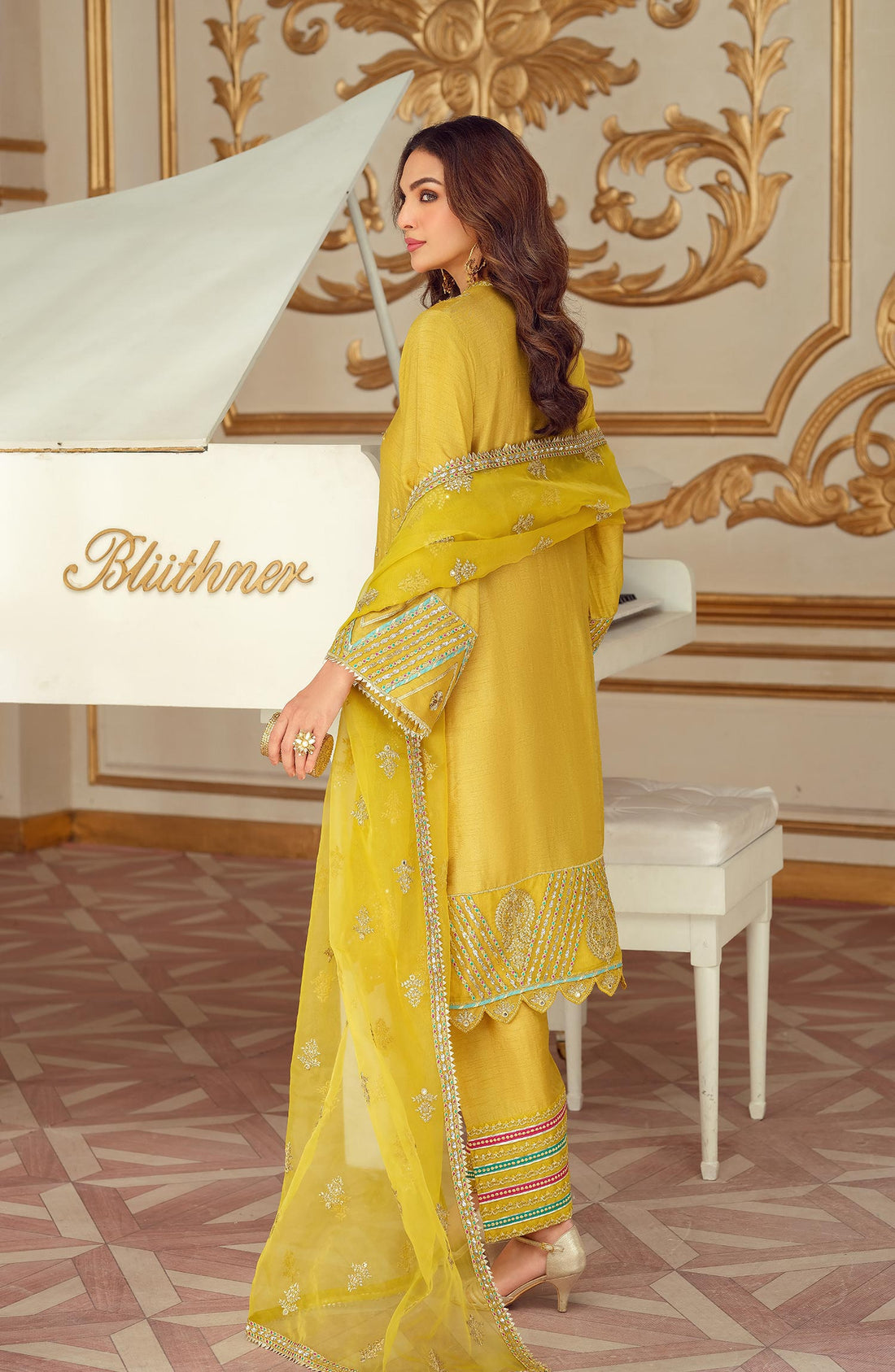 Mina Kashif | Luxury Pret | MK23-07 by Mina Kashif - Designer Dress - Type: Formal - Available at Libayah - 100% Original
