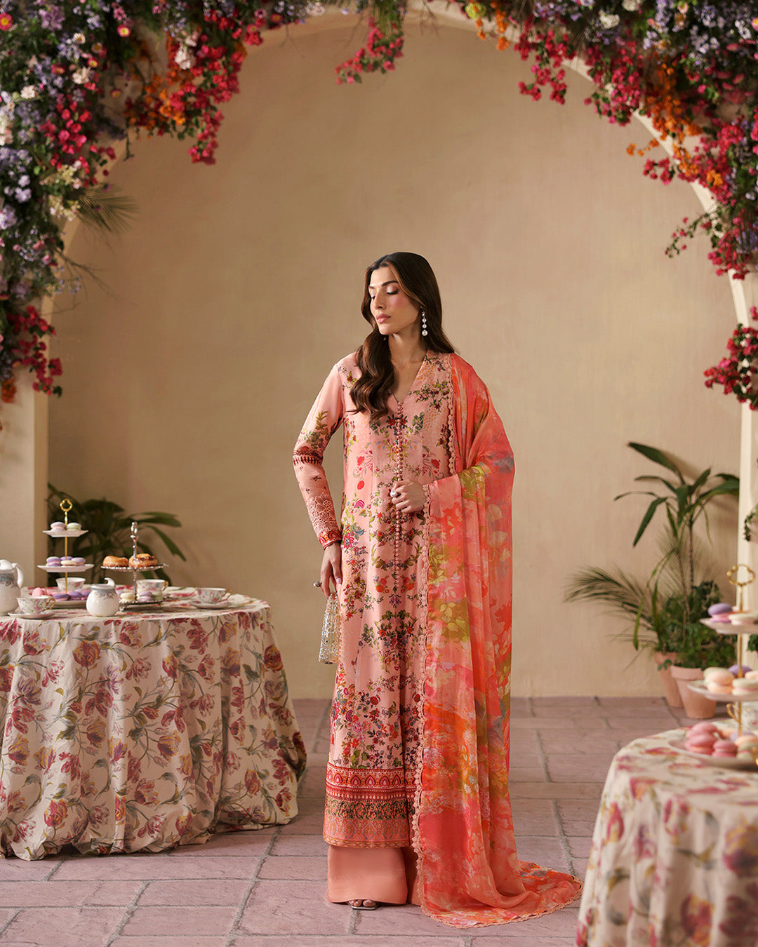 Faiza Saqlain | Serina Luxe | Anfel by Faiza Saqlain - Designer Dress  - Type : Ladies Clothes - Available at Libayah - 100% Original 