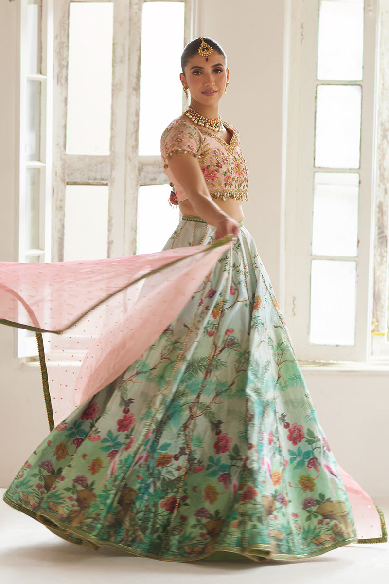 Mina Hassan | Formal Dholki Collection | Fayruz by Mina Hassan - Designer Dress - Type: Ladies Clothes - Available at Libayah - 100% Original