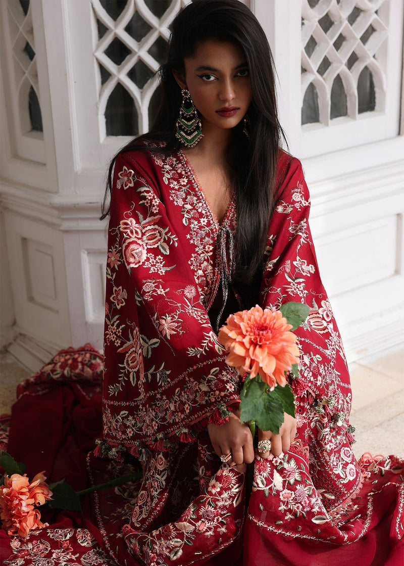 Hussain Rehar | Kalabagh Luxury Lawn 26 | Kastanaa by Hussain Rehar - Designer Dress  - Type : Ladies Clothes - Available at Libayah - 100% Original 