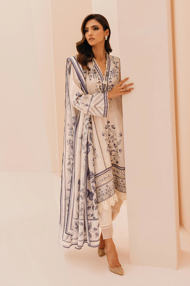 Mina Hasan | Signature Pret | Blue Hue - by Libayah - Registered Vendor of : Mina Hasan - 100% Original Designer Dress