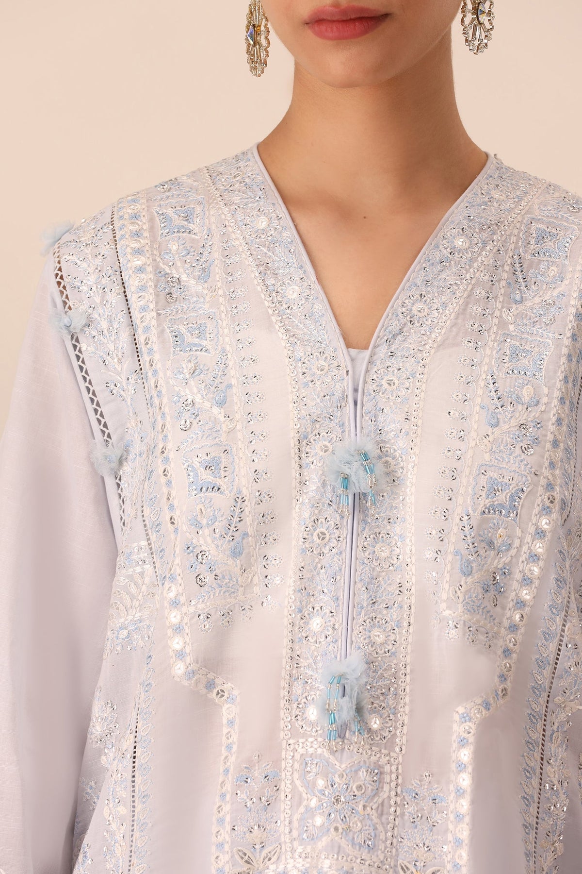 Elan | Stitched Pret 26 | ROUHAAN (EL26-04 A ST) by Elan - Designer Dress  - Type : Ladies Clothes - Available at Libayah - 100% Original 