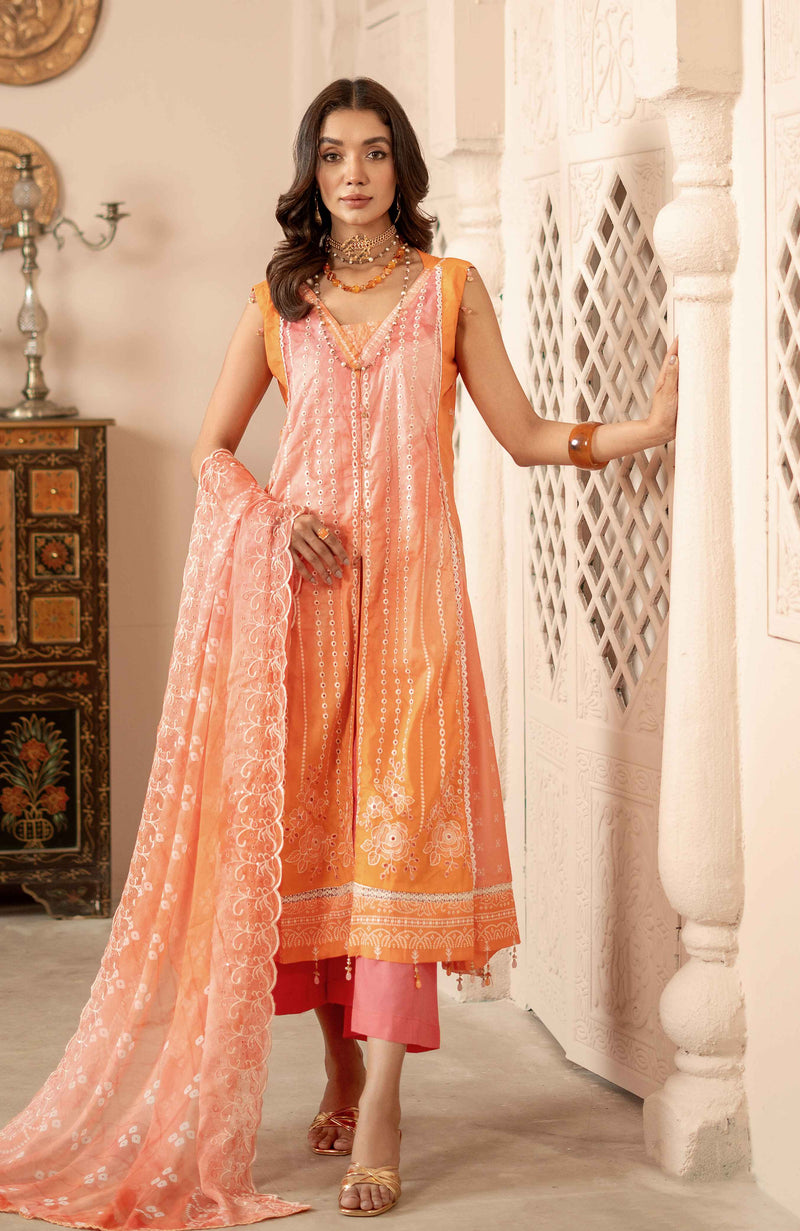 Al Zohaib | Sunshine Bloom Premium Lawn 25 | SBP-25-04 by Al Zohaib - Designer Dress - Type: Ladies Clothes - Available at Libayah - 100% Original