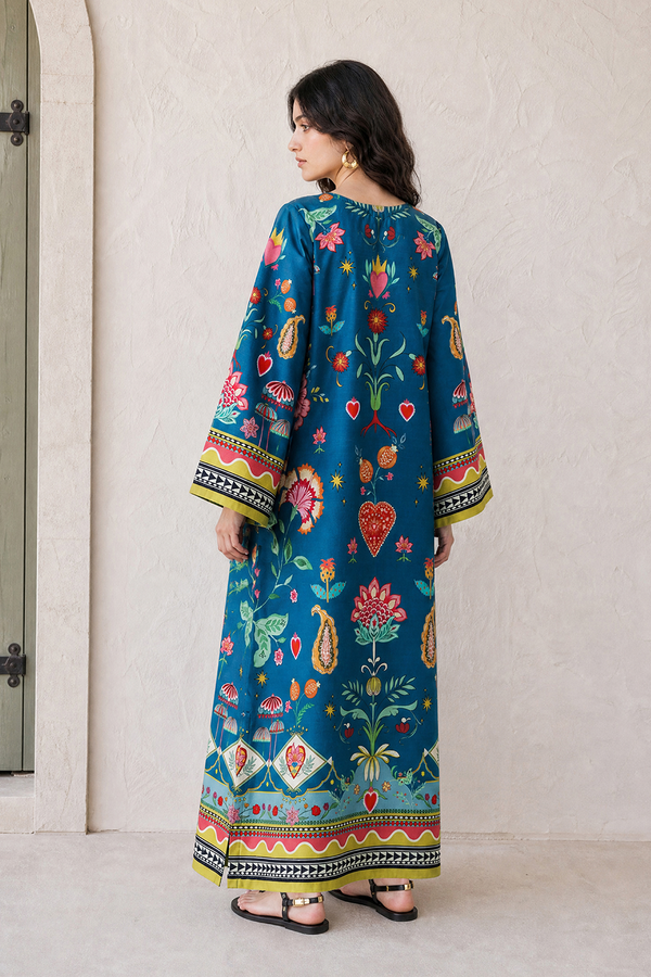 Saad Shaikh | Ease Fall Edit 26 | D-04 Kaftan by Saad Shaikh - Designer Dress  - Type : Ladies Clothes - Available at Libayah - 100% Original 