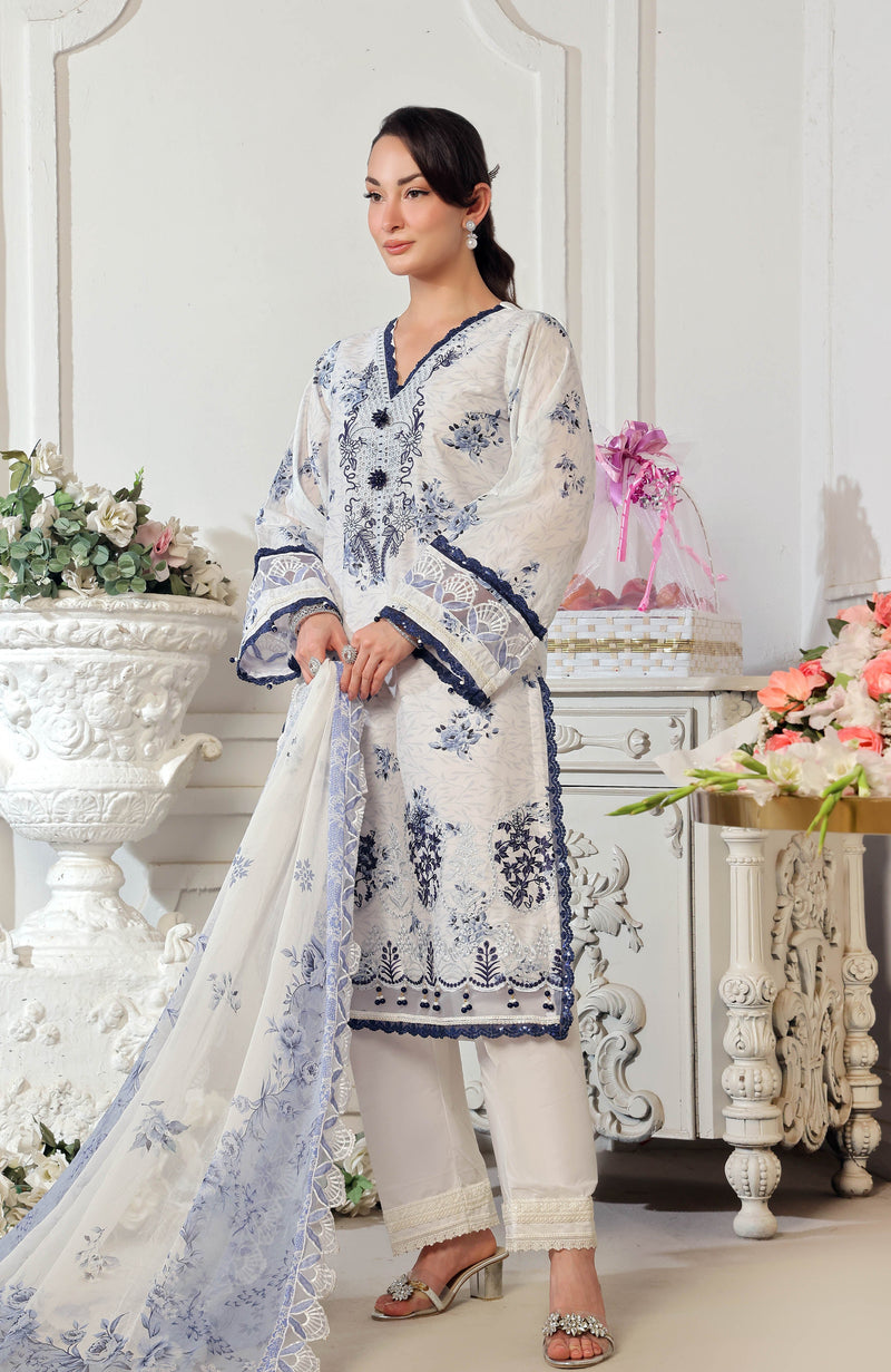 Al Zohaib | Applique Kari Cutwork Edit 25 | ACE-25-04 by Alzohaib - Designer Dress - Type: Ladies Clothes - Available at Libayah - 100% Original