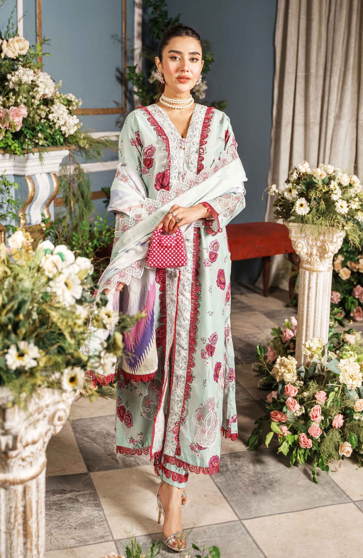 Al Zohaib | Printkari Cutwork Applique 24 | PCA-24-04 by Al Zohaib - Designer Dress - Type: Ladies Clothes - Available at Libayah - 100% Original