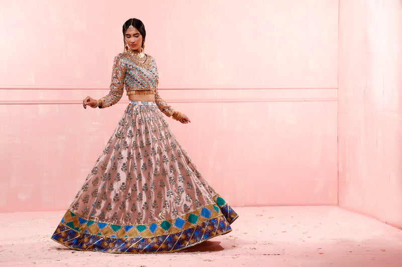 Wahajmkhan | Festive Fiesta Formals | MID NIGHT SKY by Wahaj M.Khan - Designer Dress - Type: Ladies Clothes - Available at Libayah - 100% Original