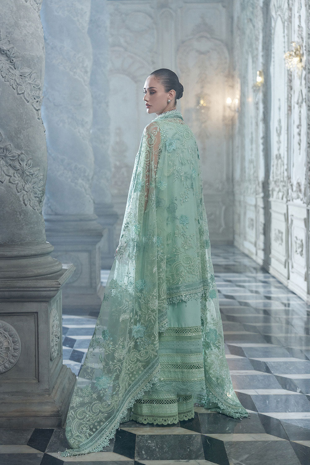 Sobia Nazir | Luxury Lawn Eid 26 | 4B by Sobia Nazir - Designer Dress - Type : Luxury Dress - Available at Libayah - 100% Original