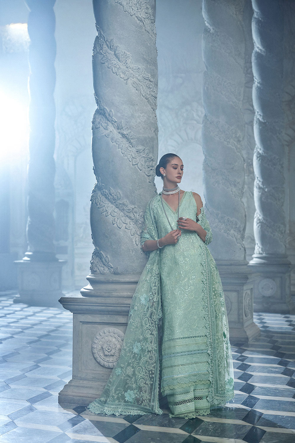 Sobia Nazir | Luxury Lawn Eid 26 | 4B by Sobia Nazir - Designer Dress - Type : Luxury Dress - Available at Libayah - 100% Original