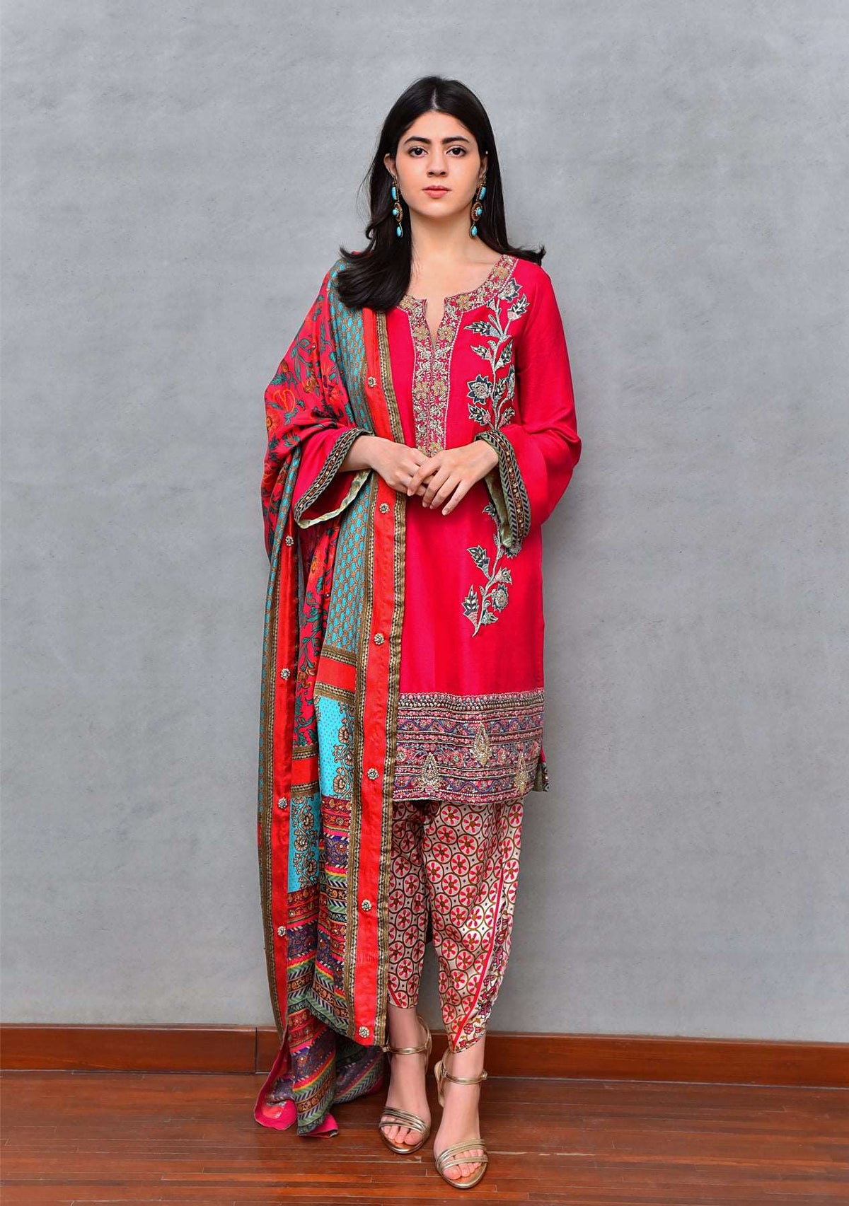 Afrozeh | Basic Pret 26 RTW | NACRE by Afrozeh - Designer Dress  - Type : Ladies Clothes - Available at Libayah - 100% Original 