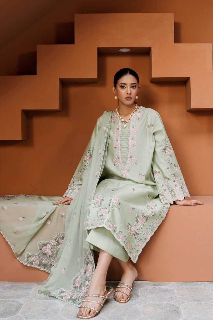 Marjjan | Leya Collection | MBL-94 (MINT GREEN) - by Libayah - Registered Vendor of : Marjjan - 100% Original Designer Dress