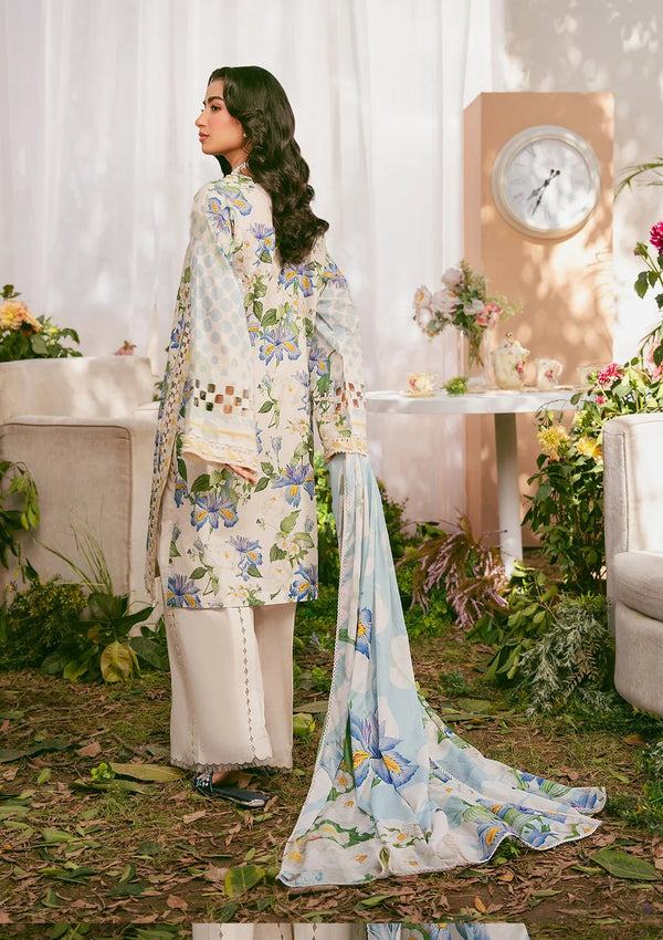 Elaf Premium | Prints 25 | EPS-6A IVORY PETALS by Elaf Premium - Designer Dress - Type: Ladies Clothes - Available at Libayah - 100% Original