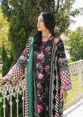 Elaf Premium | Printed Collection 24 | EEP-02A - Dark Floral by Elaf Premium - Designer Dress - Type: Ladies Clothes - Available at Libayah - 100% Original