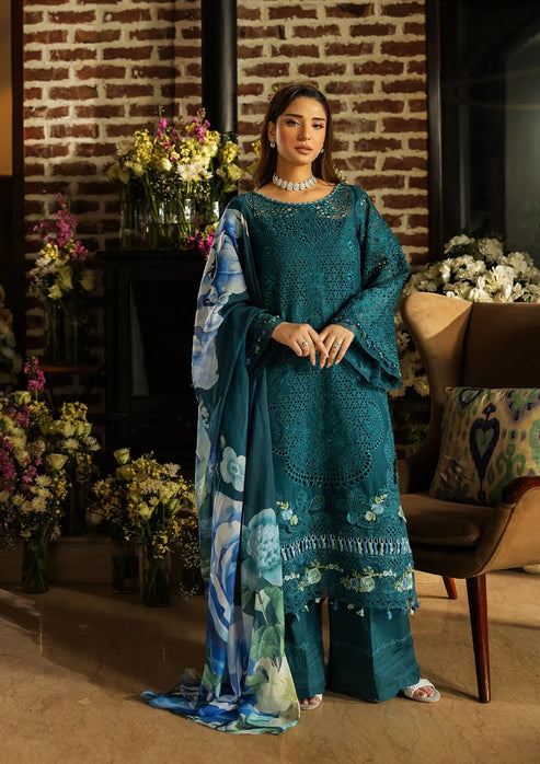 Kahf Premium | Luxury Lawn 25 | KLR-06 Whimsy by Kahf Premium - Designer Dress - Type: Ladies Clothes - Available at Libayah - 100% Original