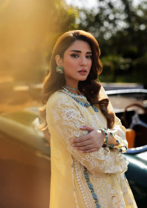 Kahf Premium | Luxury Lawn 25 | KLR-03 Sasha by Kahf Premium - Designer Dress - Type: Ladies Clothes - Available at Libayah - 100% Original