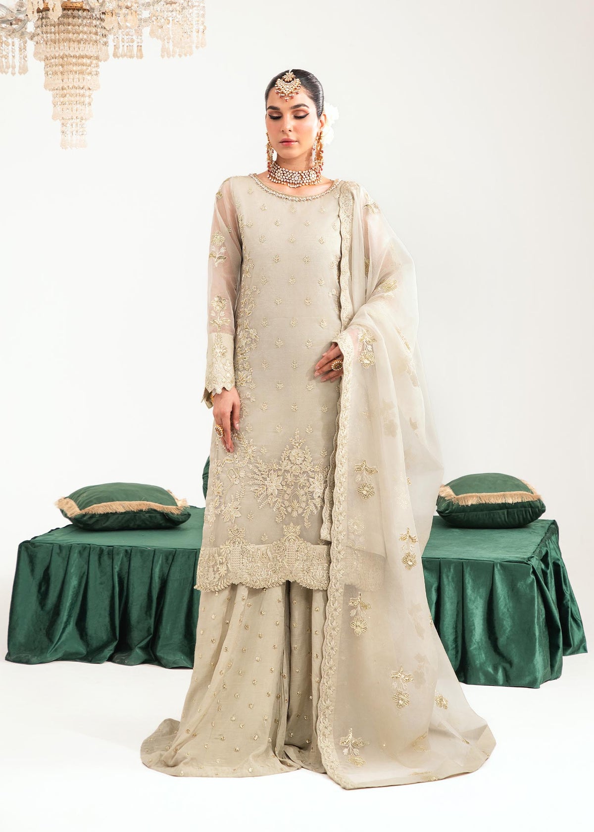 Dastoor | Sajni Luxury Eid Collection 24 | Nahal by Dastoor - Designer Dress - Type: Ladies Clothes - Available at Libayah - 100% Original