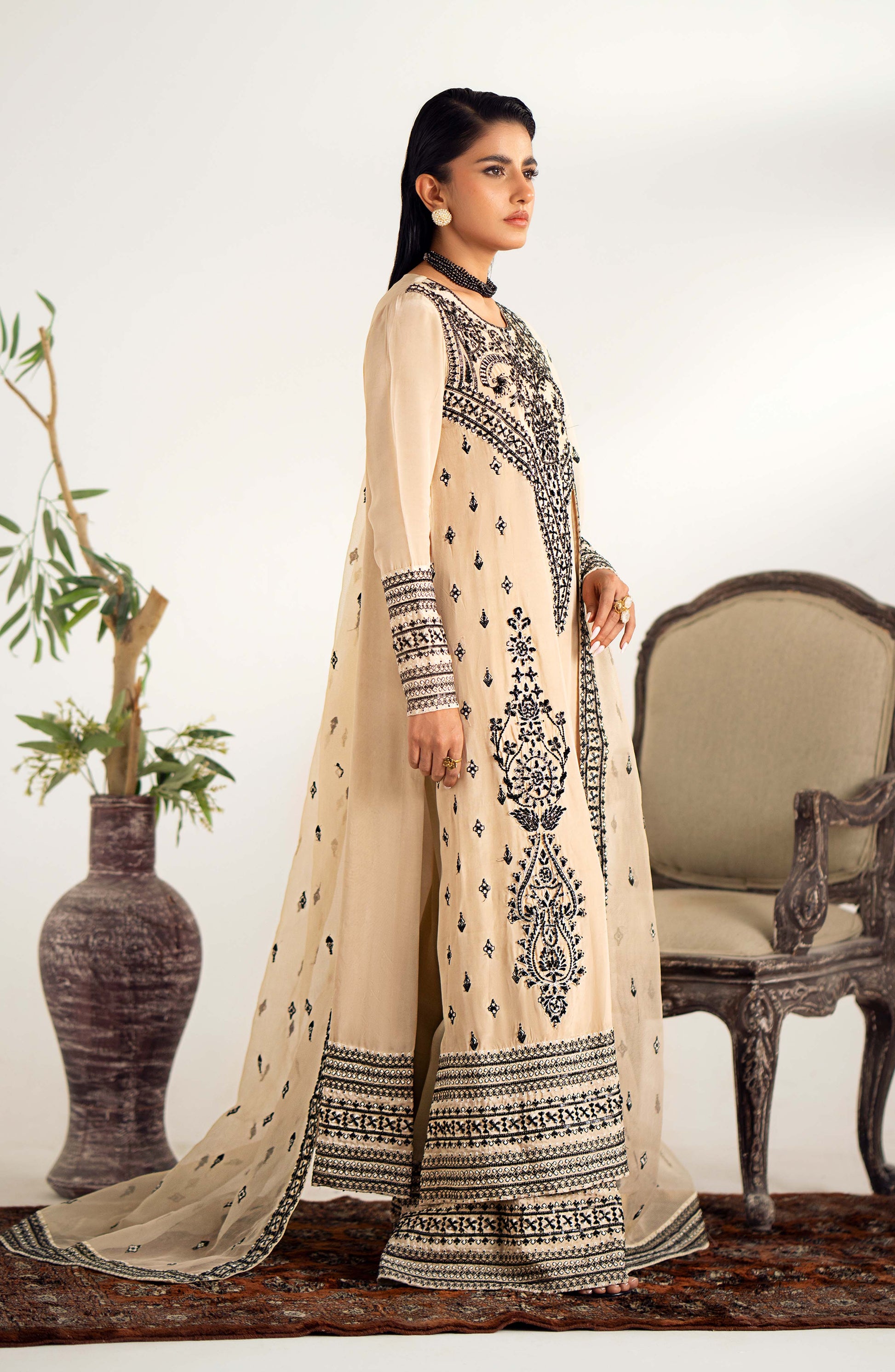 Maryum N Maria | Dastan Formals | DEYA - MS40022 by Maryam N Maria - Designer Dress - Type: Ladies Clothes - Available at Libayah - 100% Original