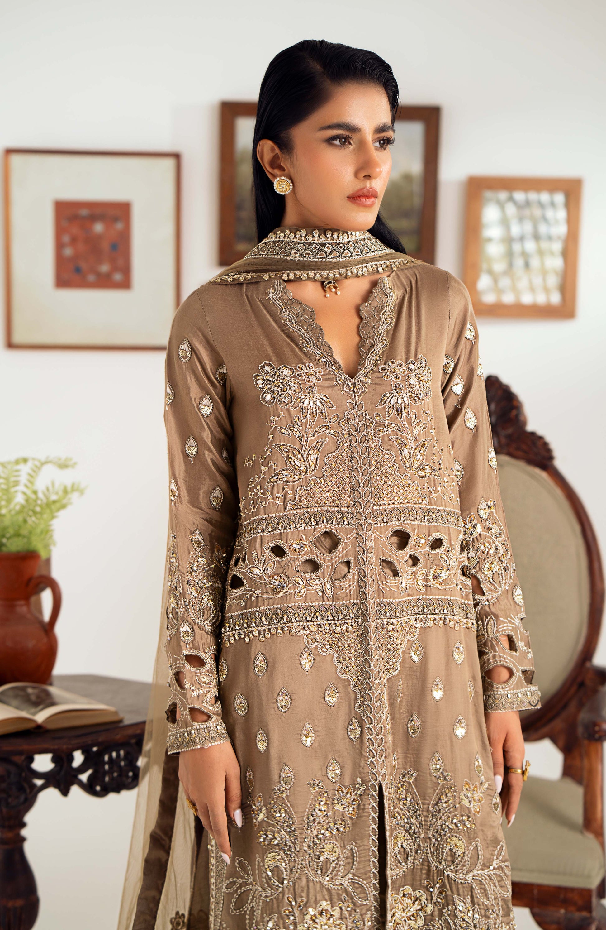Maryum N Maria | Dastan Formals | ARELA - MS40029 by Maryam N Maria - Designer Dress - Type: Ladies Clothes - Available at Libayah - 100% Original