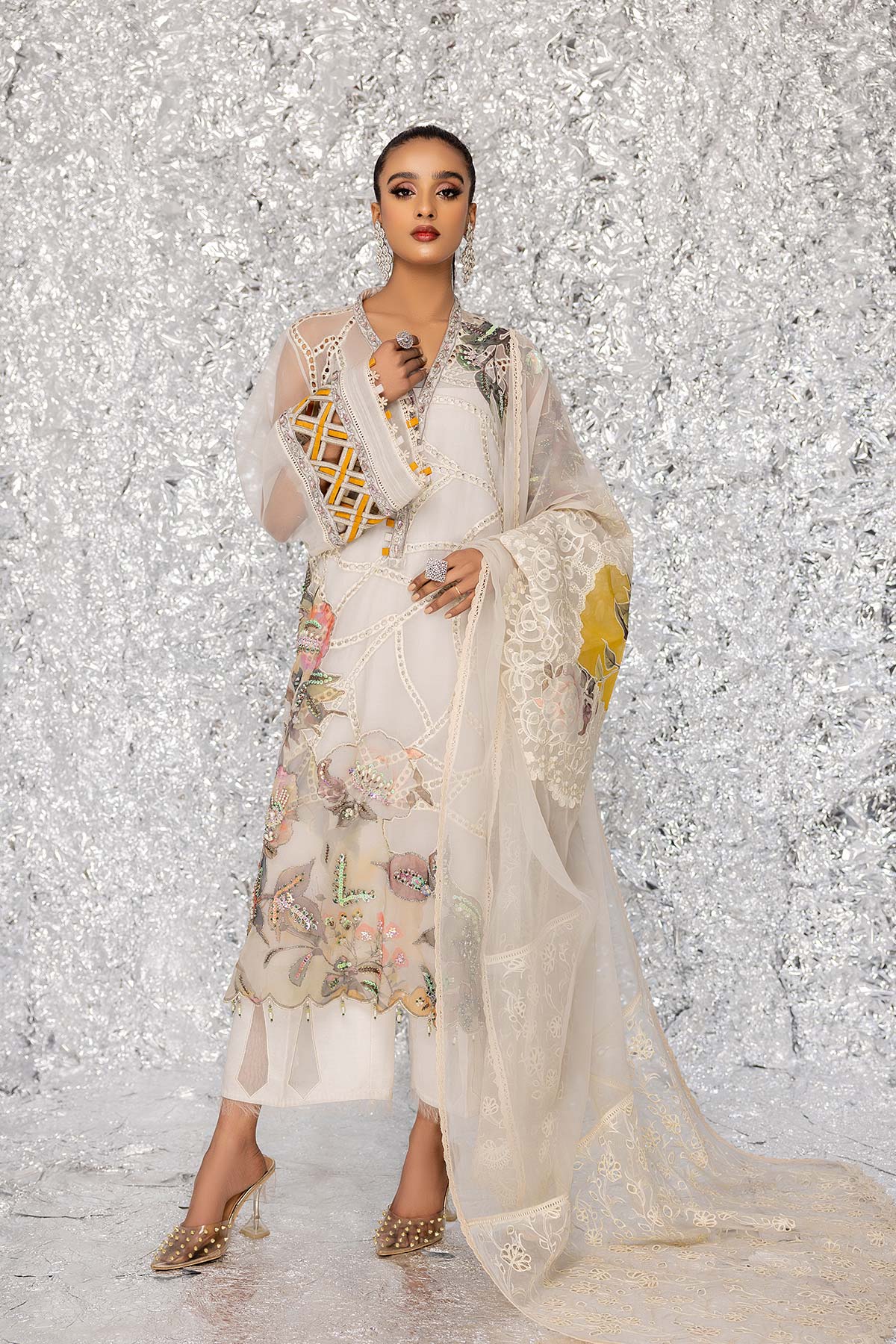 Mina Kashif | Luxury Pret | MK23-06 by Mina Kashif - Designer Dress - Type: Formal - Available at Libayah - 100% Original