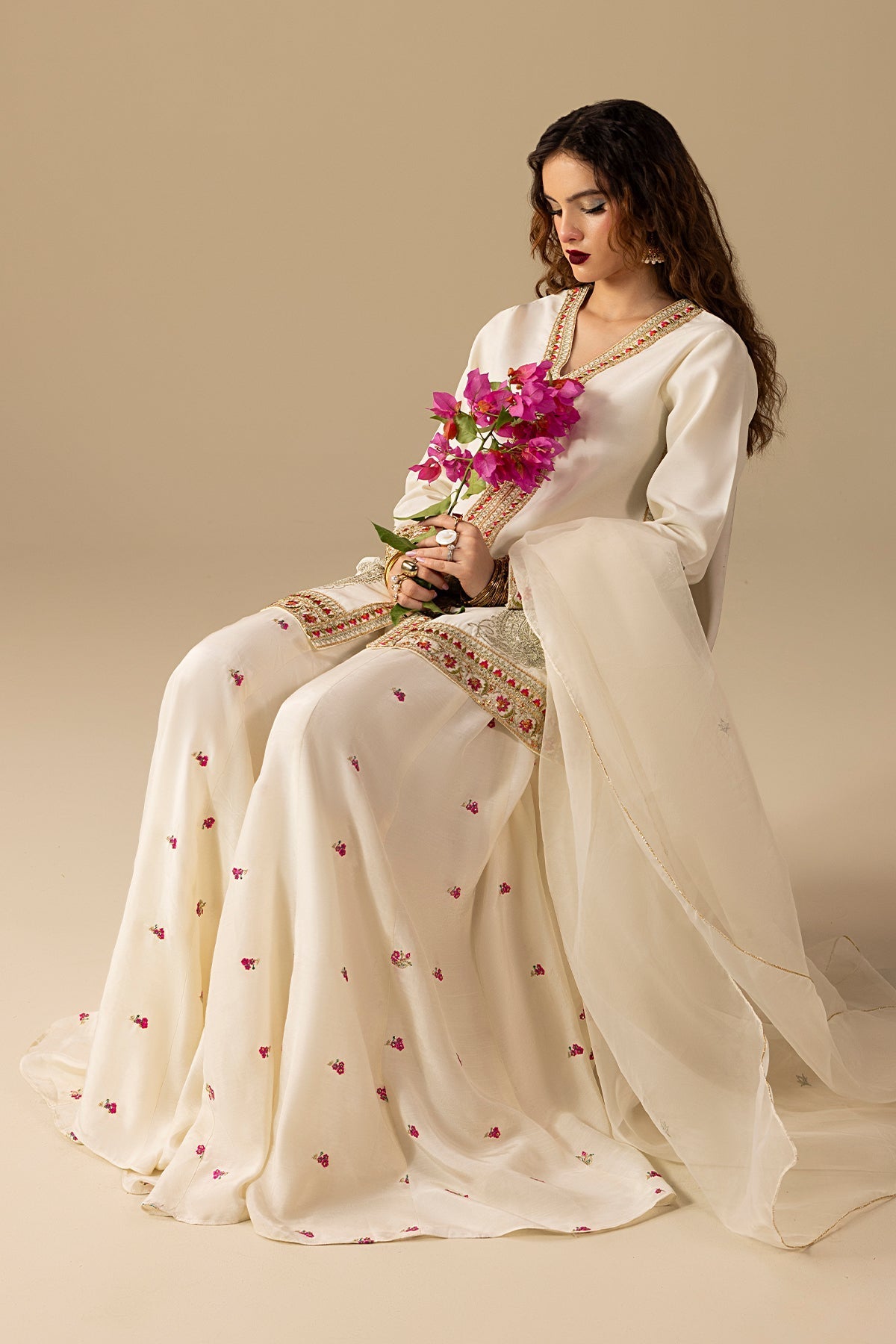 Erum Khan | Lillia Summer Edit | Dream Dust by Erum Khan - Designer Dress - Type: Ladies Clothes - Available at Libayah - 100% Original