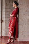 Cross Stitch | Satin De Luxe | RUBY WHISPER by Cross Stitch - Designer Dress - Type: Luxury - Available at Libayah - 100% Original