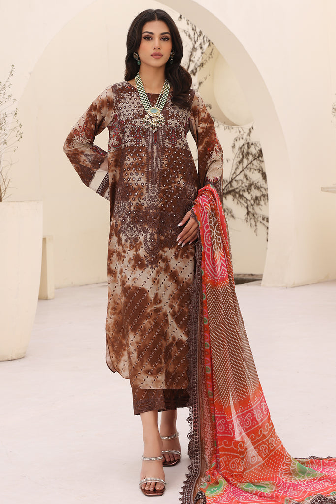 Charizma | Naranji Embroidered Lawn 24 | CN4-008 by Charizma - Designer Dress - Type: Ladies Clothes - Available at Libayah - 100% Original