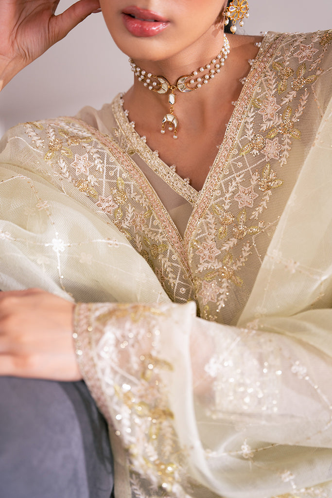 Cross Stitch | Luxe Atelier 25 | SEA MIST by Cross Stitch - Designer Dress - Type: Ladies Clothes - Available at Libayah - 100% Original