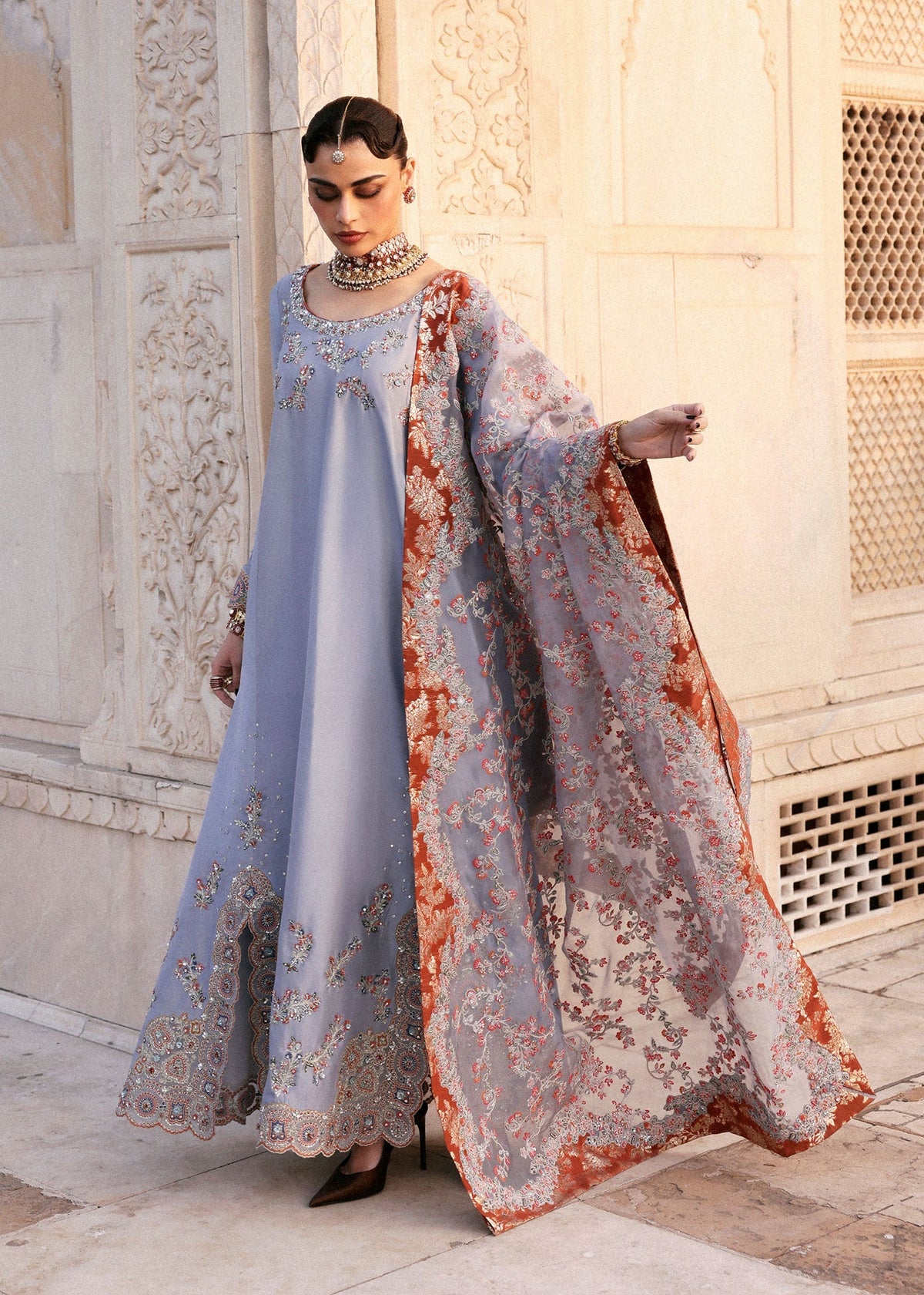 Hussain Rehar | Luxury Pret AW 25 | Periwina by Hussain Rehar - Designer Dress  - Type : Ladies Clothes - Available at Libayah - 100% Original 