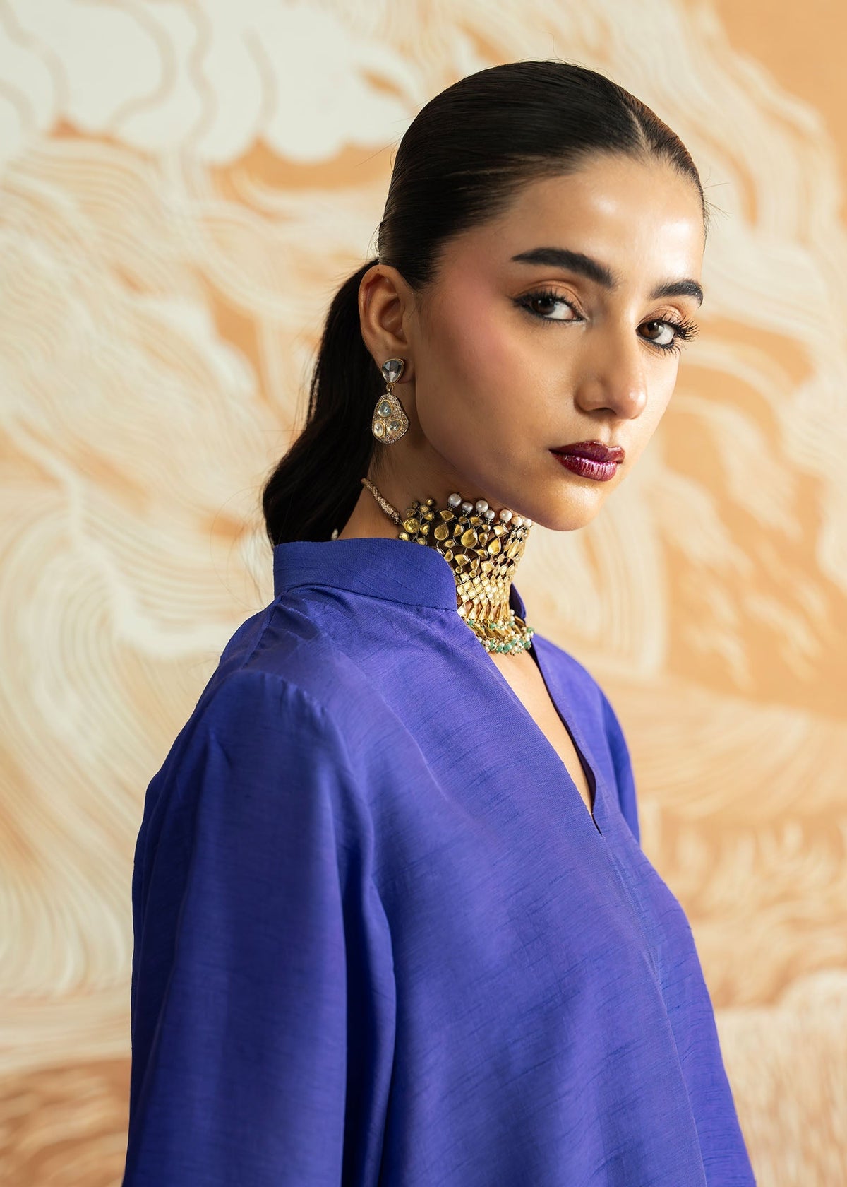 Mahgul | Whispers of Silk | Sapphire Mosaic